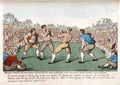 045 Boxing 1810 Vintage A4 Photo Print