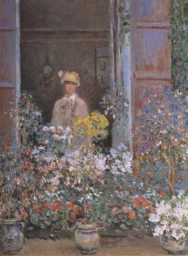 046 Camille Monet At The Window 1873 A4 Photo Print