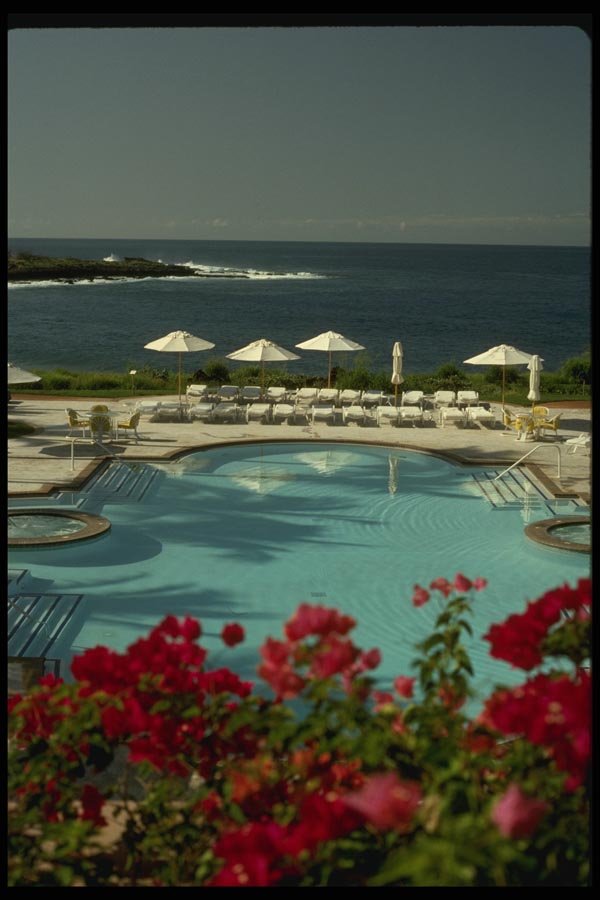 046003 Manele Bay Resort Lanai A4 Photo Print