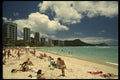 046008 Diamond Head Waikiki Beach, Oahu A4 Photo Print