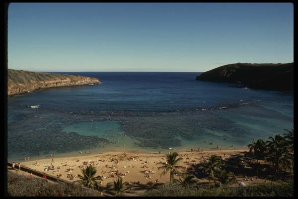 046016 Hanauma Bay Oahu A4 Photo Print