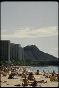 046043 Diamond Head Waikiki Beach, Oahu A4 Photo Print