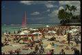 046051 Waikiki Beach Oahu A4 Photo Print