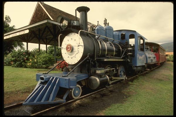 046056 Sugar Cane Train Maui A4 Photo Print