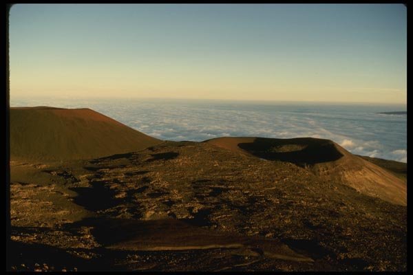 046081 Craters On The Road To Maleakala Hawaii A4 Photo Print