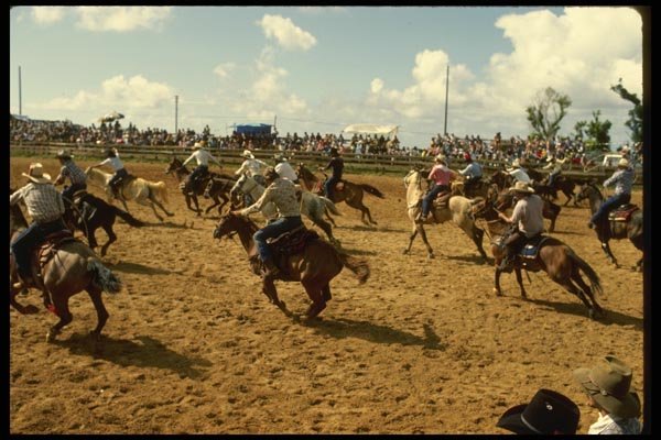 046094 Final Event, Princeville Rodeo Kauai A4 Photo Print