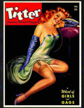 047 titter glamour magazine cover Advert A4 Photo Print