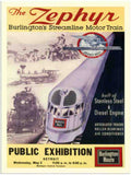 047 zephyr railway train poster 1940s 2 Vintage Advert A4 Photo Print