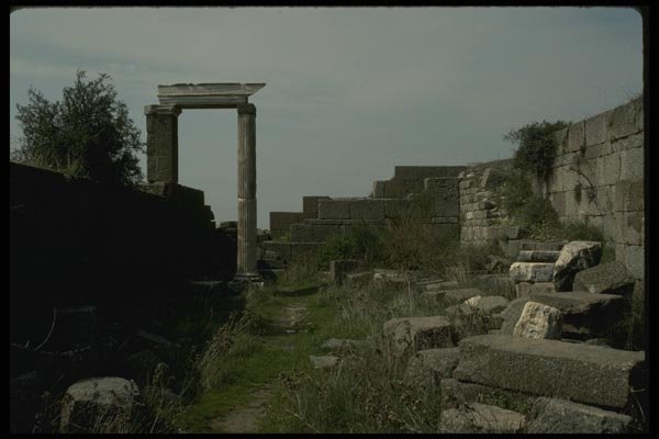 047011 Temple Of Hermes And Heracles, Middle City A4 Photo Print