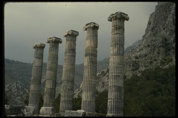 047024 Temple Of Athena Polias A4 Photo Print