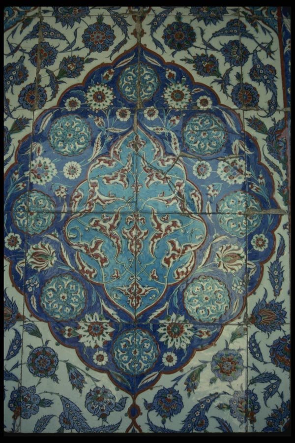 047039 Tiles, Topkapi Palace Istanbul A4 Photo Print