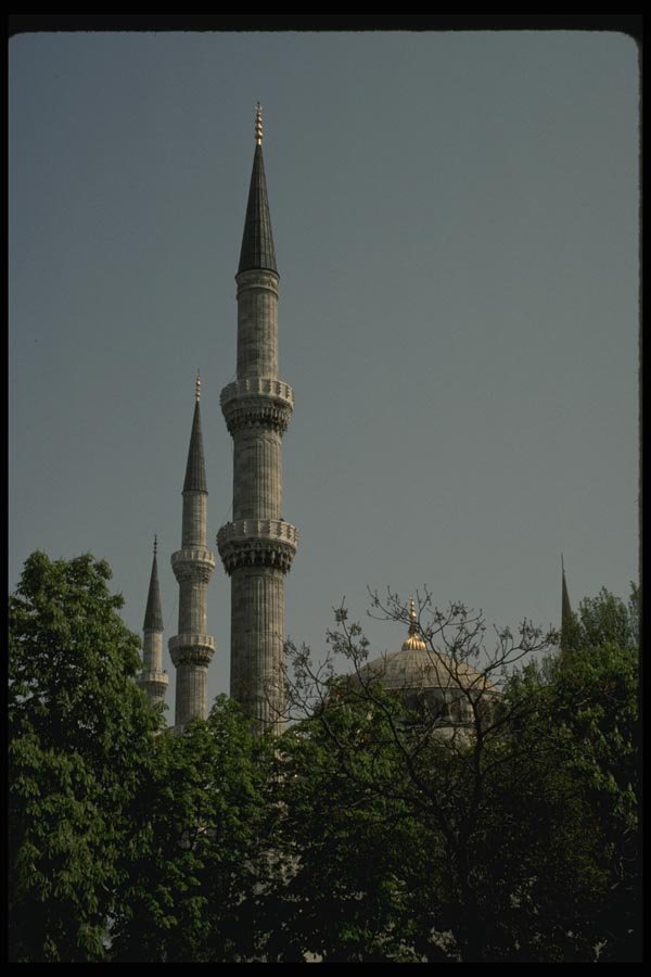 047041 Sultanahmet (Blue Mosque), Unique For Its 6 Minarets A4 Photo Print
