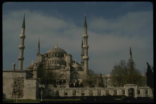 047049 Sultanahmet (Blue Mosque), Unique For Its 6 Minarets A4 Photo Print