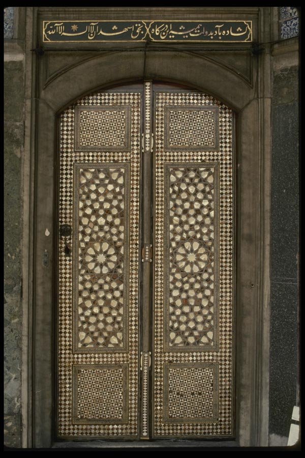 047050 Mother Of Pearl Inlay Work On Bagdat Kiosk, Topkapi Palace A4 Photo Print
