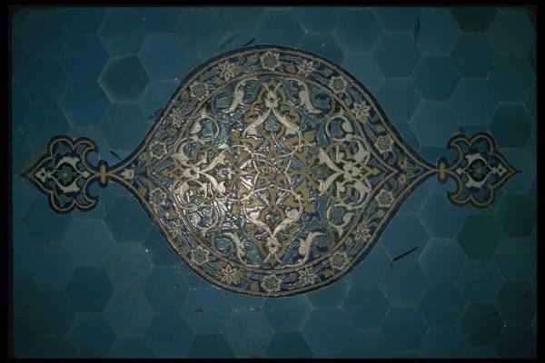 047060 Tile Pattern On Yesil Turbe Wall Bursa A4 Photo Print