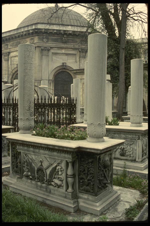 047088 Sarcophagi Of More Recent Ottoman State Officials A4 Photo Print