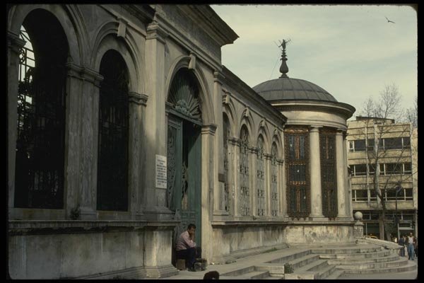 047089 Outer Wall Of Ottoman Tombs Istanbul A4 Photo Print