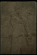 047094 Bas Relief, Assyrian Genie, Archeological Museum Istanbul A4 Photo Print