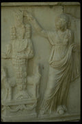 047098 Frieze Showing Sacred Ceremony Hieropolis A4 Photo Print