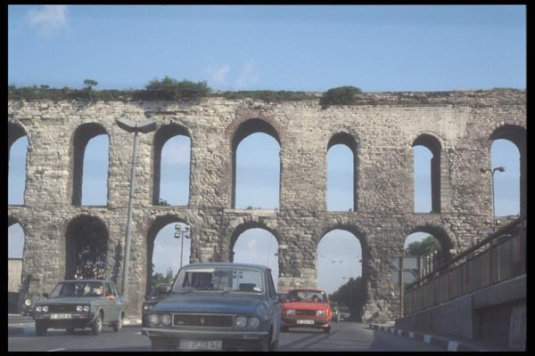 047102 Roman Aqueduct, Istanbul A4 Photo Print