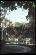 047108 Hotel Yetzil Ev Gardens, Istanbul A4 Photo Print
