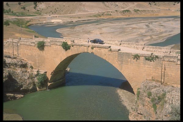 047124 Roman Bridge (2nd Cent. A.D.) On The Upper Euphrates River A4 Photo Print