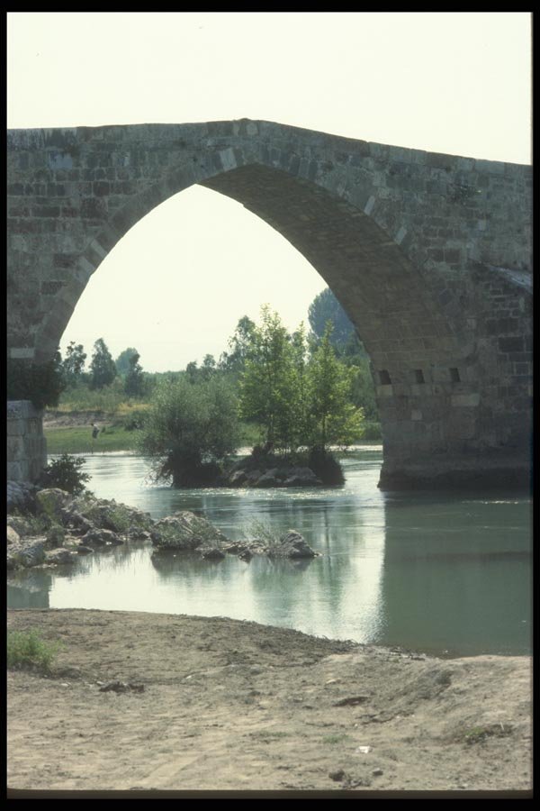 047127 Roman Bridge, Goksu River, Silifke A4 Photo Print