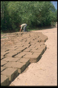047130 Man Making Bricks A4 Photo Print