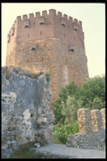 047144 The Kizil Kule (Red Tower), Alanya A4 Photo Print