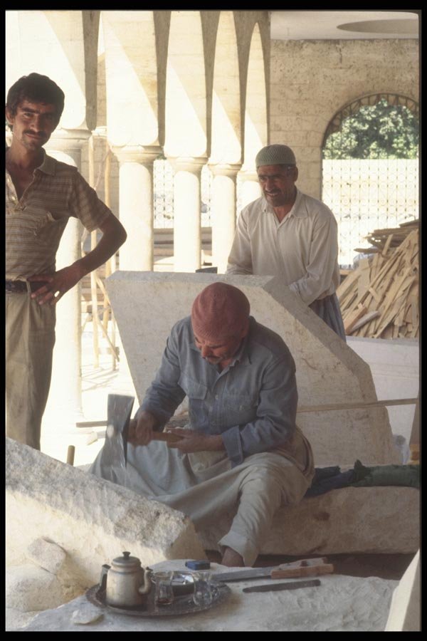 047164 Stone Masons, Sanliurfa A4 Photo Print