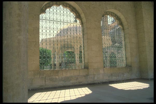 047168 Windows At A Shrine A4 Photo Print