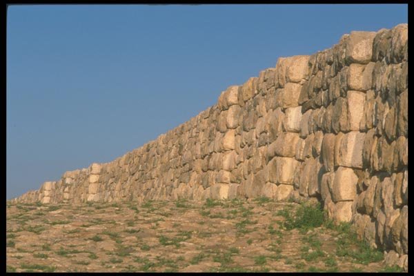 047183 Defensive Walls At Bogazkoy A4 Photo Print