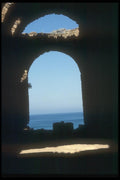 047188 Roman Ruins On The Turquoise Coast A4 Photo Print