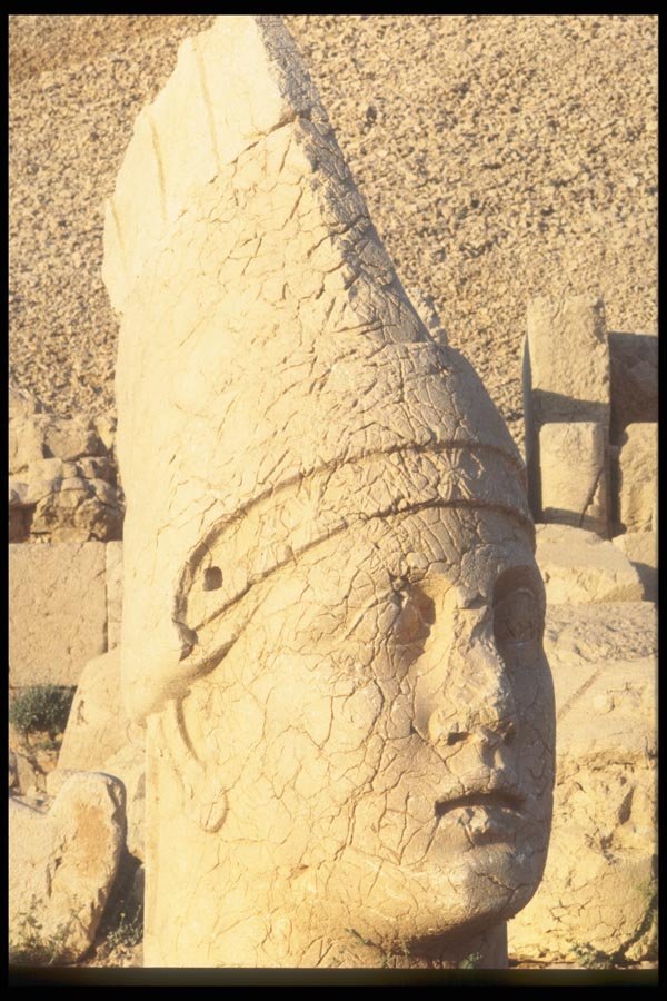 047195 Monumental Sculpture At Nimrud Dag A4 Photo Print