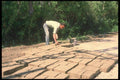 047197 Man Making Bricks A4 Photo Print