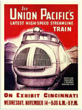 048 union pacific railway train poster 1940s 2 Vintage Advert A4 Photo Print