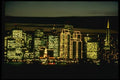 048004 Christmas Lights San Francisco Skyline A4 Photo Print