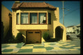 048011 Yellow House With Painted Lawn A4 Photo Print
