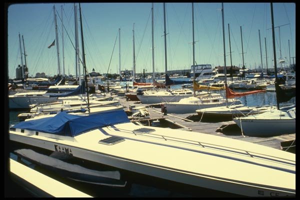 048046 Boats A4 Photo Print