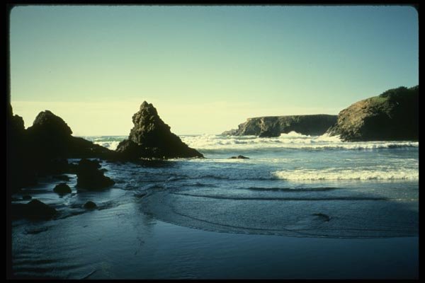 048068 Elk Cove From The Beach Mendocino A4 Photo Print