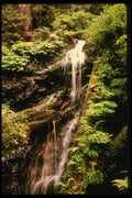 048074 Falls Russian Gulch, Mendocino A4 Photo Print