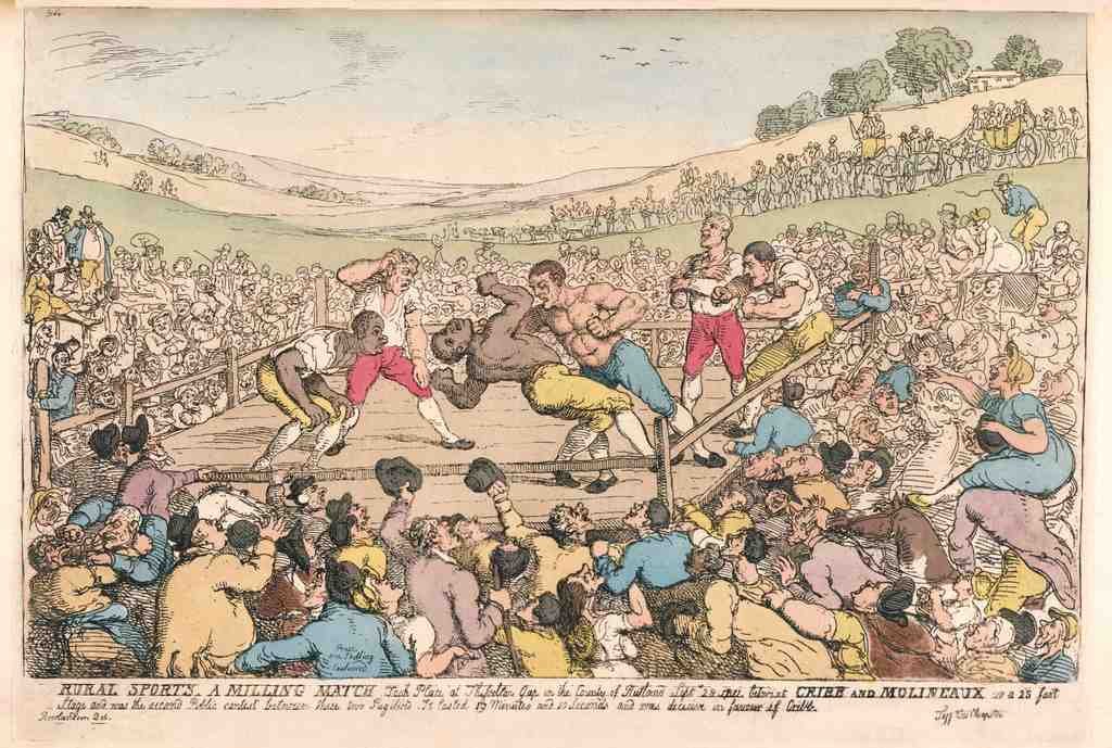 049 Milling Match 1811 Vintage A4 Photo Print
