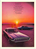 05 thunderbird 1968 2 Vintage Advert A4 Photo Print