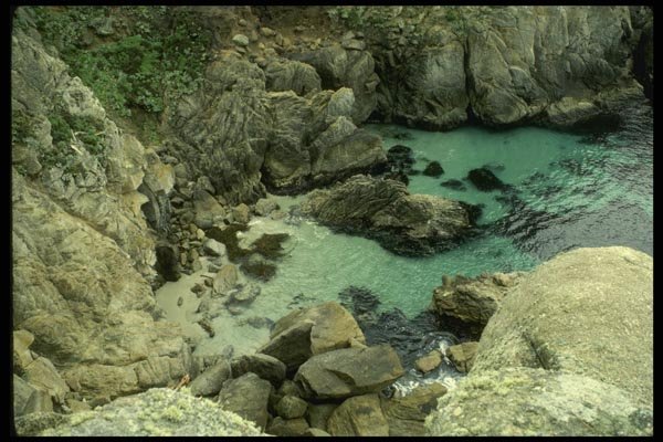 050023 Eroded Headland Cove A4 Photo Print