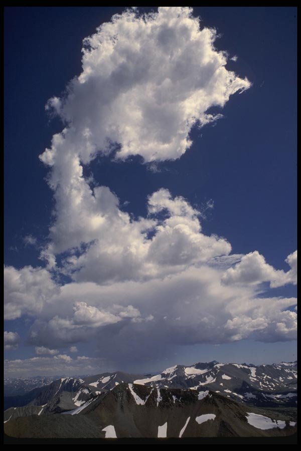050080 Cloud Over Sierra Nevada A4 Photo Print