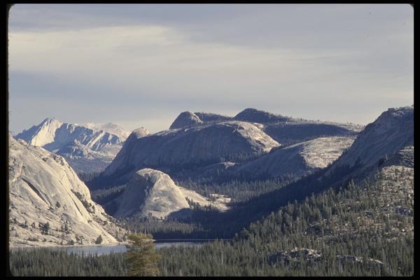 050086 Lake Tenaya And Glacial Domes A4 Photo Print