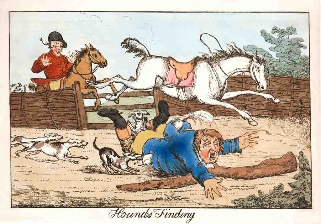 052 Hounds Finding 2 Vintage A4 Photo Print