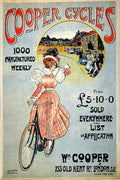 053 Cooper Cycles Vintage A4 Photo Print