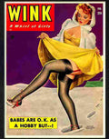 053 wink glamour magazine cover Advert A4 Photo Print