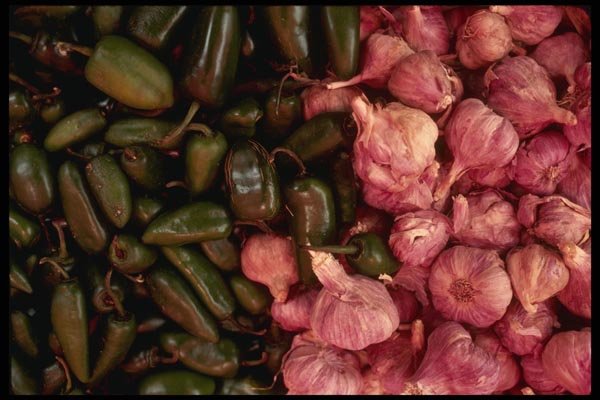 053027 Chilies And Garlic A4 Photo Print